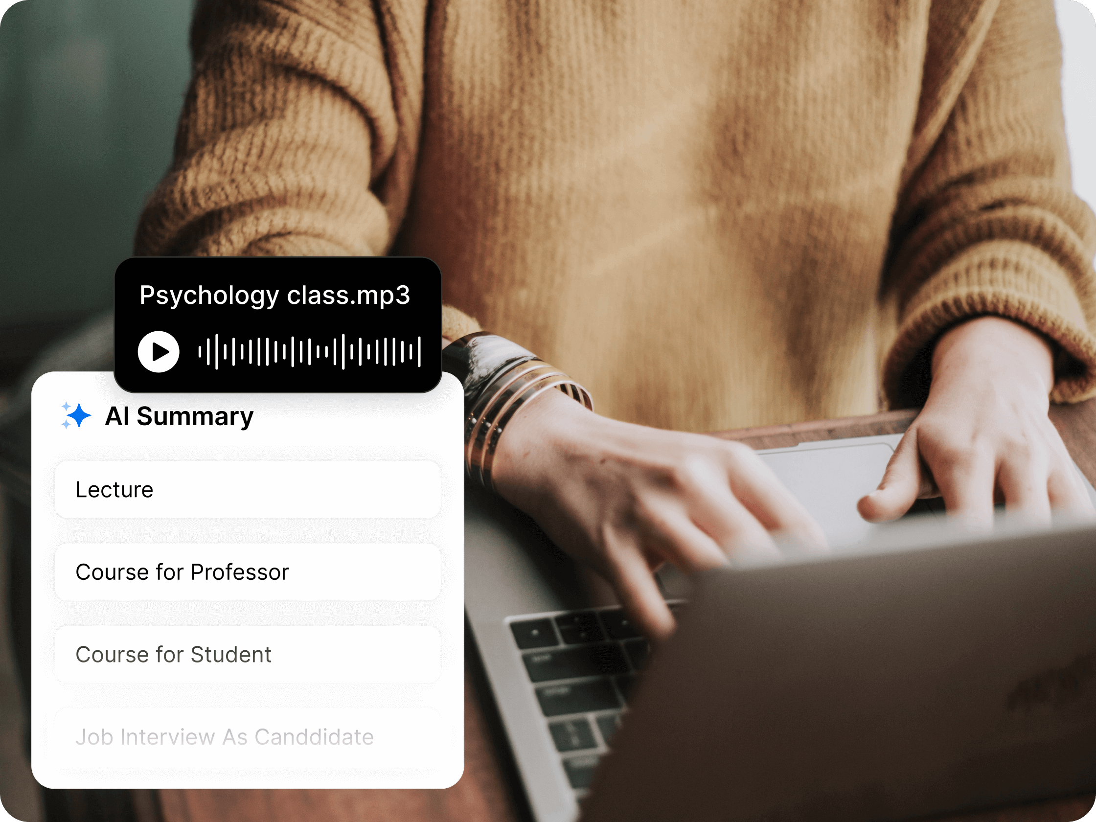 Feature - AI summaries built for education