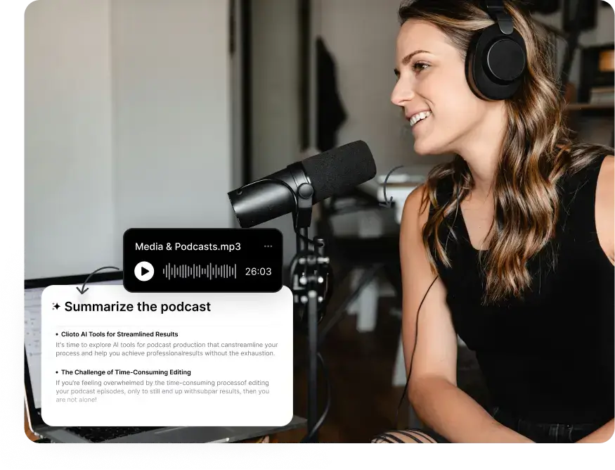 Feature - Podcast Transcript Summaries