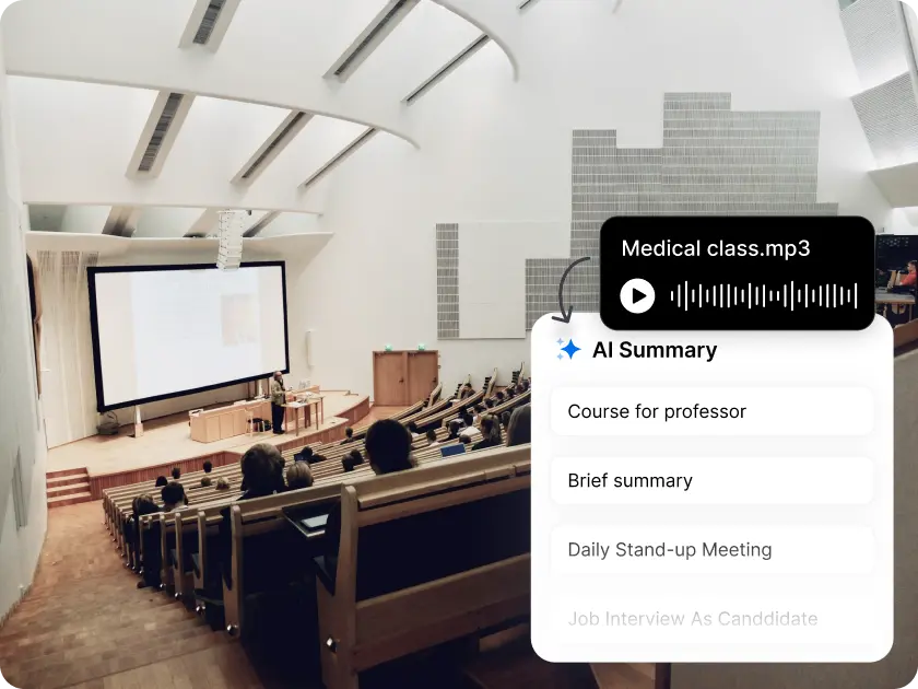 Feature - Turn Every Lecture into Lasting Medical Knowledge