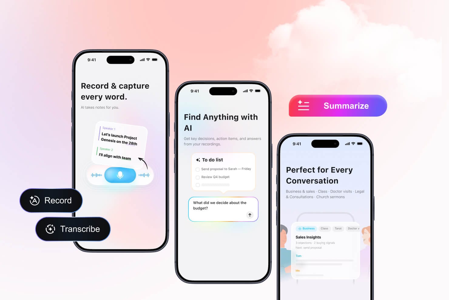 แอปถอดเสียงคลิปโตบน iOS และ Android
