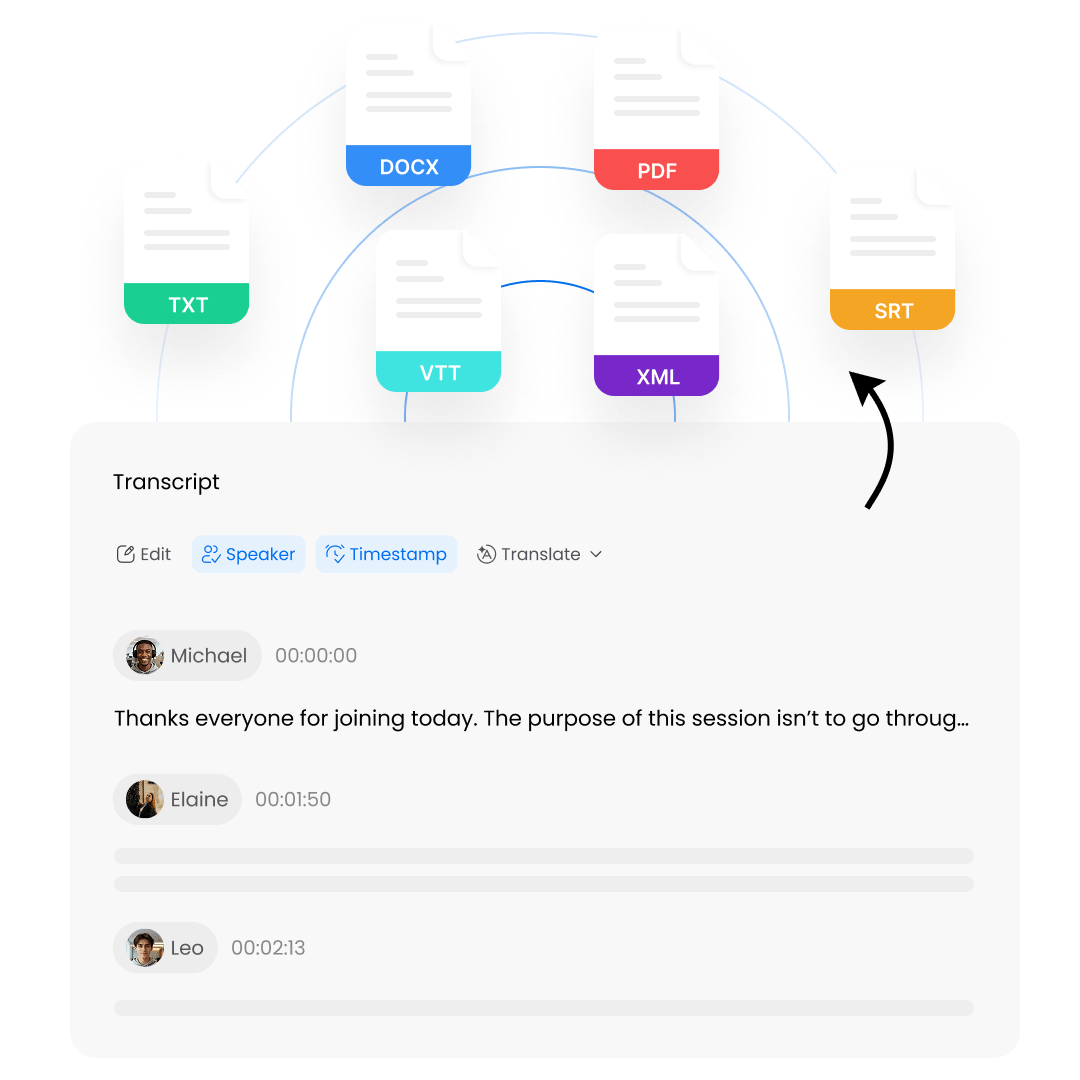 Feature - نصوص الفيديو - تحويل الفيديو إلى نص